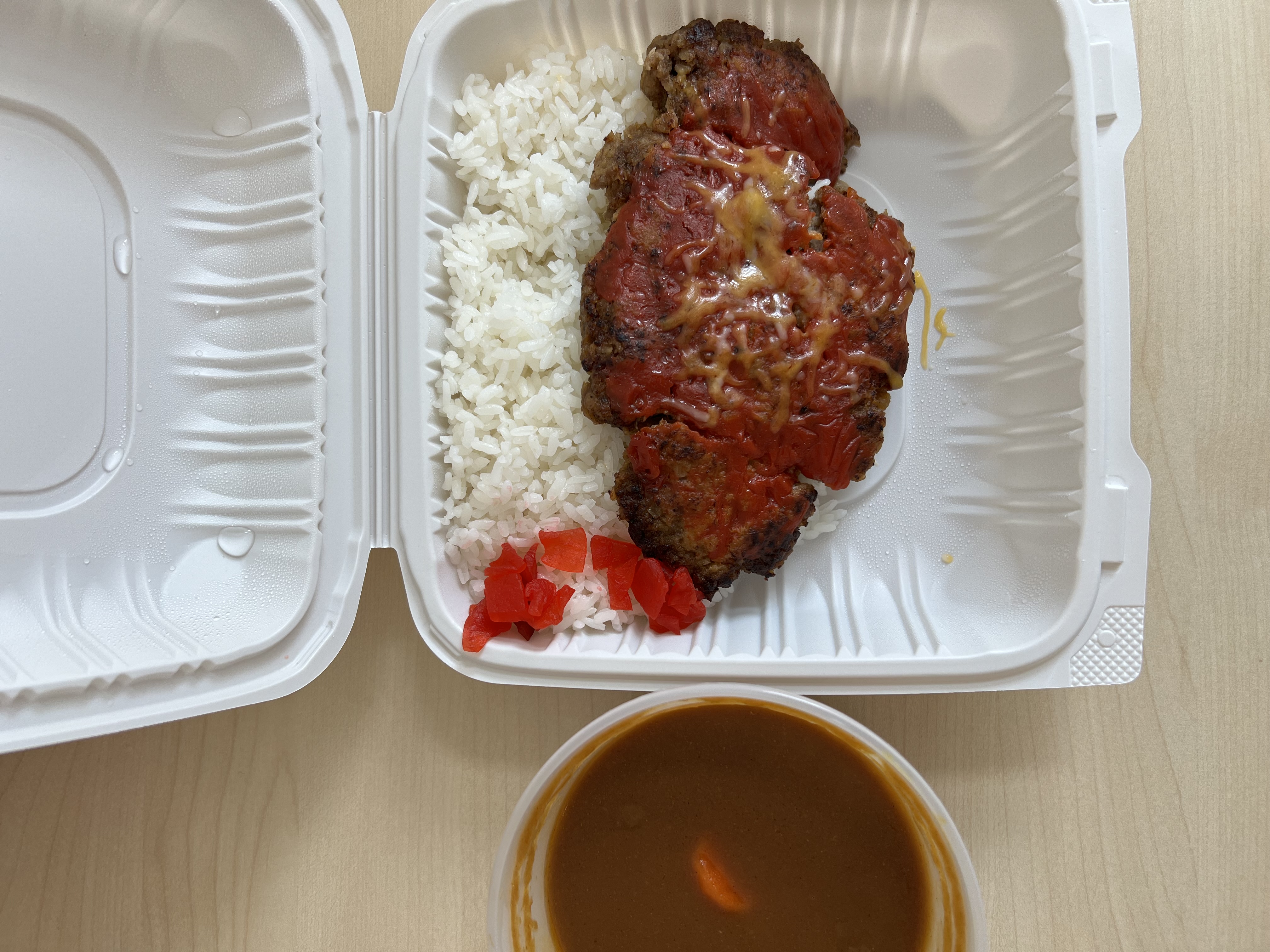 Beef Burger Steak Curry